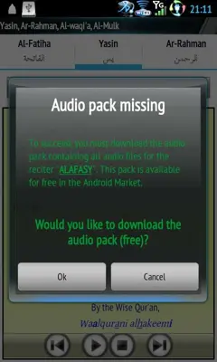 Yasin Rahman Waqia Mulk Audio Plugin (Abdulbasit) android App screenshot 1